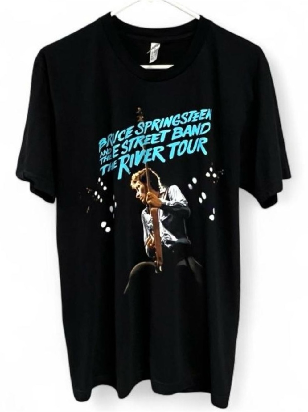 American Apparel Bruce Springsteen E Street Band River Tour Graphic Tee Large